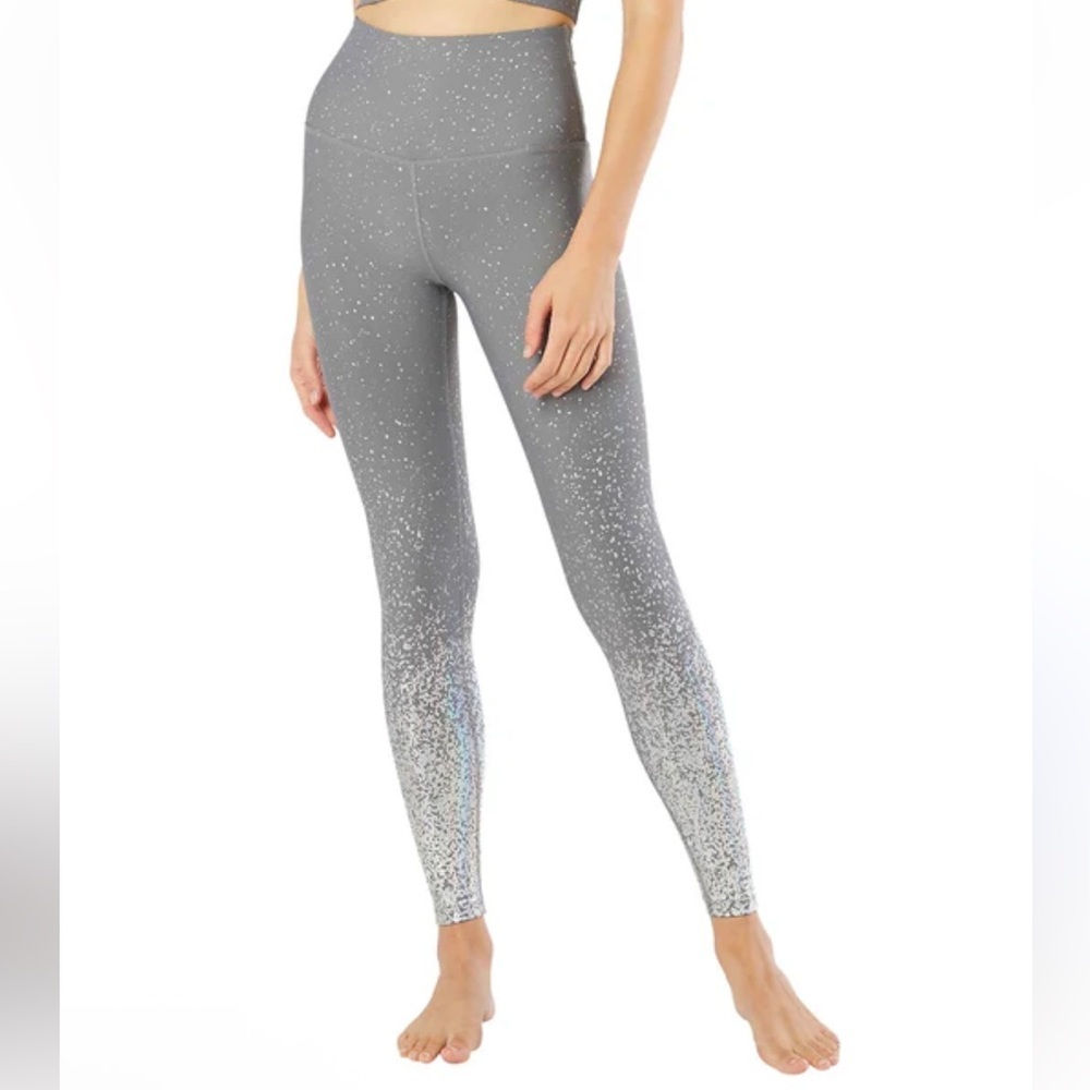 Beyond Yoga Sportflex Alloy Ombre High Waisted Midi Yoga Leggings - Small